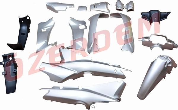 Lifan 100 Kaporta Seti Gri 16 Parça - Image 1