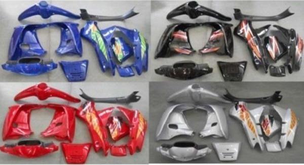 Kaporta Seti (Far+Stop Yok) Gri Çelik Cub Stickerlı - Image 1