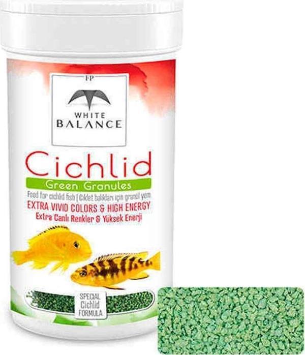 ​White Balance Cichlid Green Granules 100 ml - Image 1