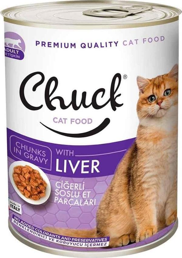 Chuck Kedi Konservesi Ciğerli 415 Gr - Image 1