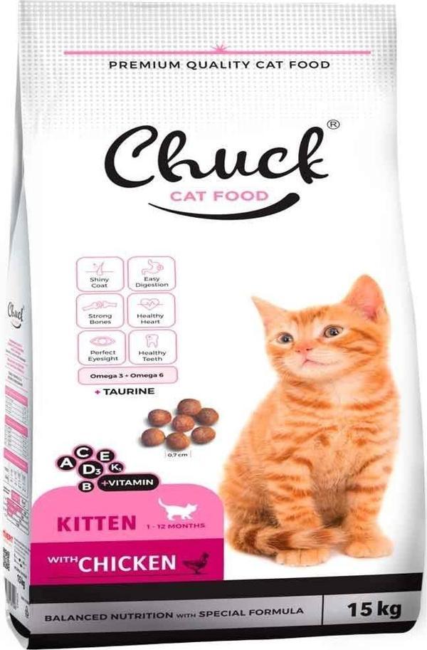 Chuck Yavru Kedi Maması Tavuklu 15 Kg - Image 1