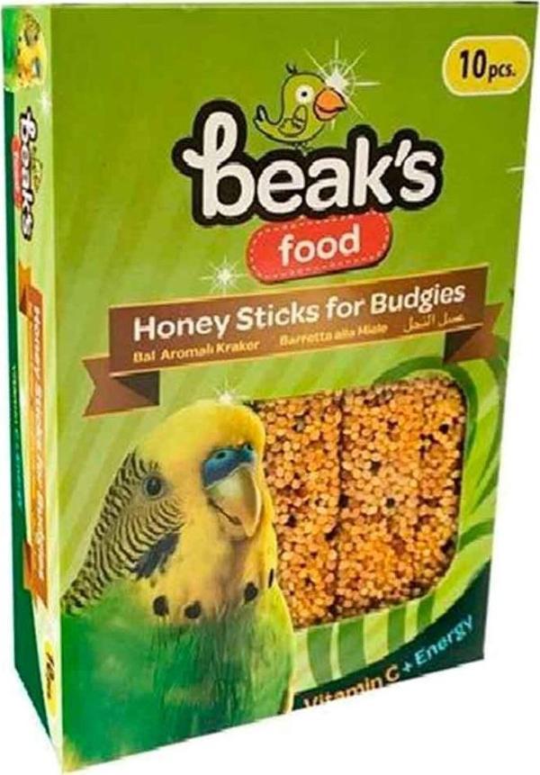 Beaks Ballı Muhabbet Kuşu Krakeri 10 Lu - Image 1