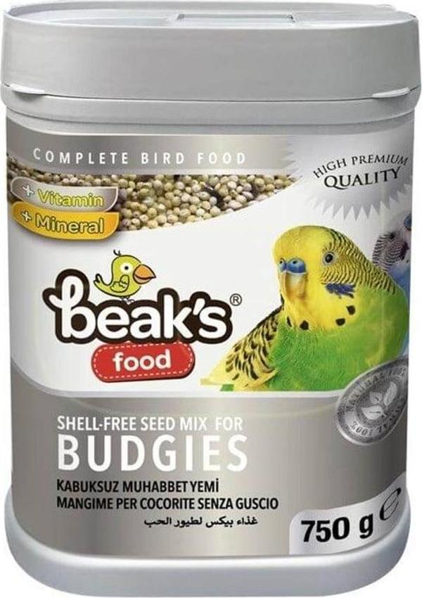 Beaks Kabuksuz Muhabbet Kuş Yemi 750 gr - Image 1