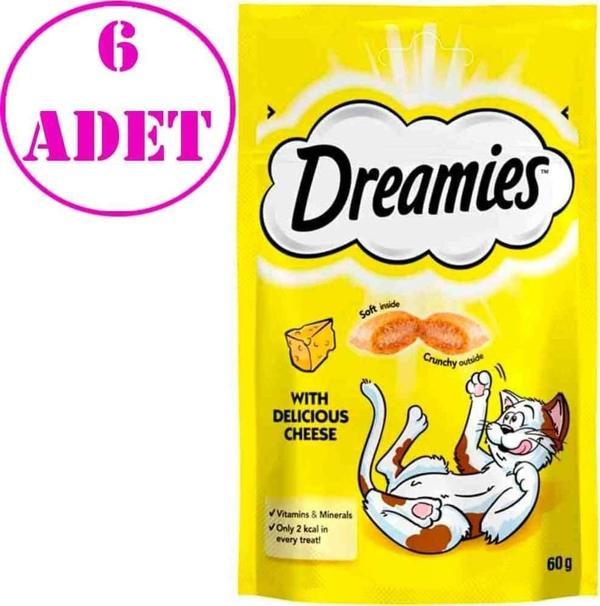 Dreamies Peynirli Kedi Ödülü 60 gr 6 AD - Image 1