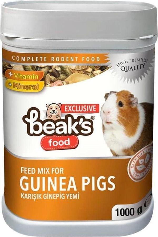 Beaks Karışık Guinea Pig Yemi 1000 gr - Image 1