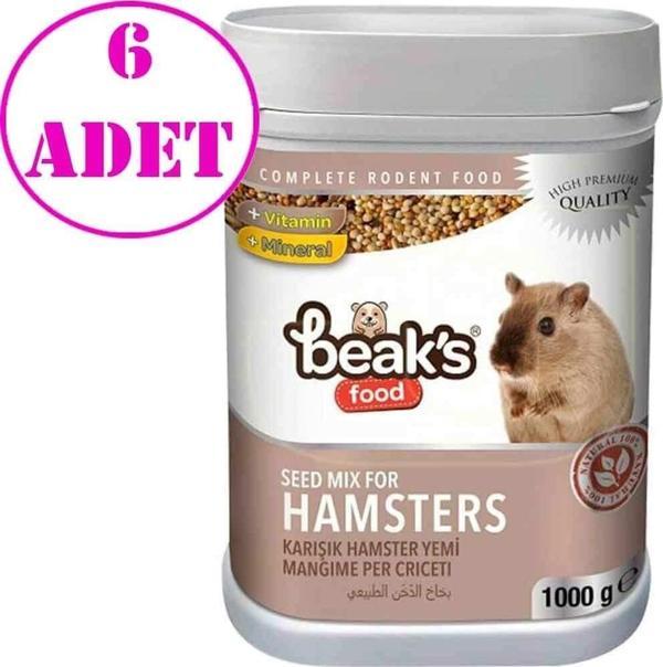 Beaks Karışık Hamster Yemi 1000 gr 6 AD - Image 1