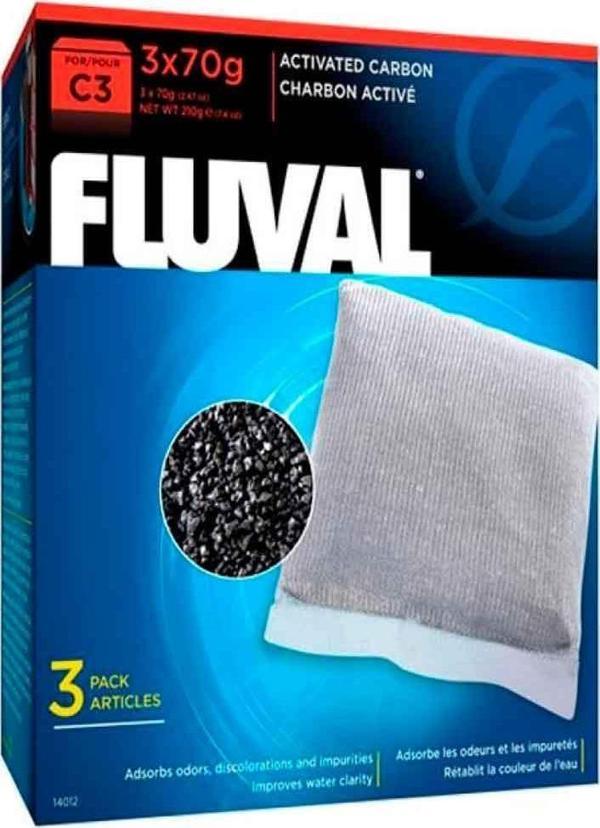 Fluval C3 Filtre Karbonu 3x70 Gr - Image 1
