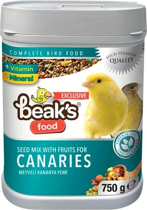 Beaks Meyveli Karışık Kanarya Yemi 750 Gr - Image 1