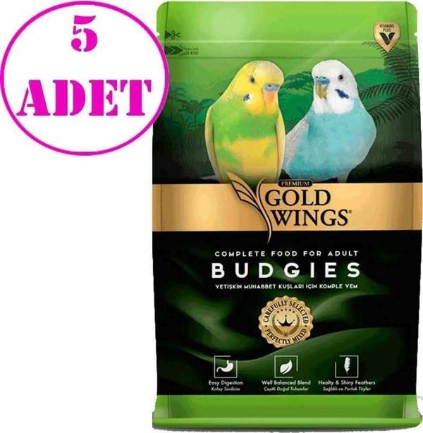 Gold Wings Premium Muhabbet Yemi 1 Kg 5 Adet - Image 1