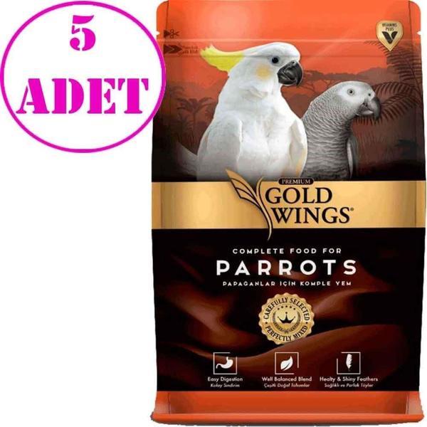 Gold Wings Premium Papağan Yemi 1 Kg 5 Adet - Image 1