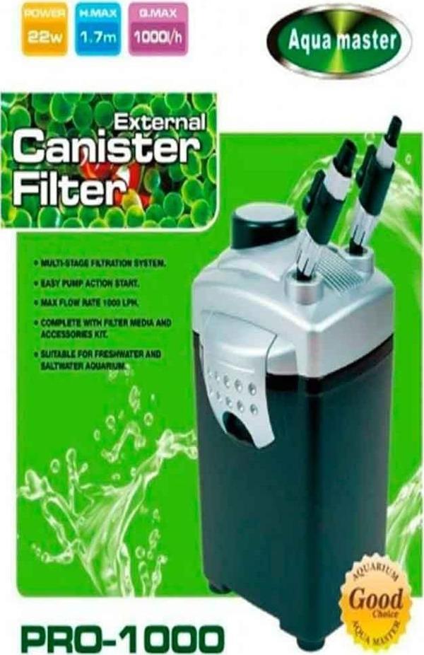 Aqua Master Dış Filitre 3 Sepet 1000 L/H PRO-1000 - Image 1
