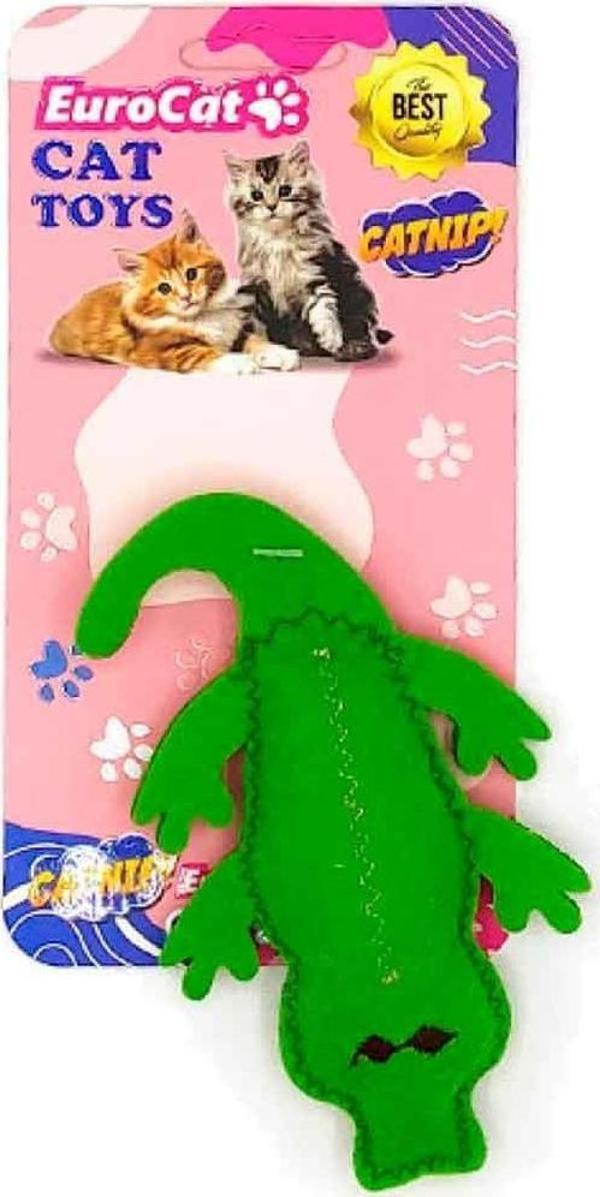 EuroCat Toys Timsah Şeklinde Kedi Oyuncağı (Küçük) - Image 1