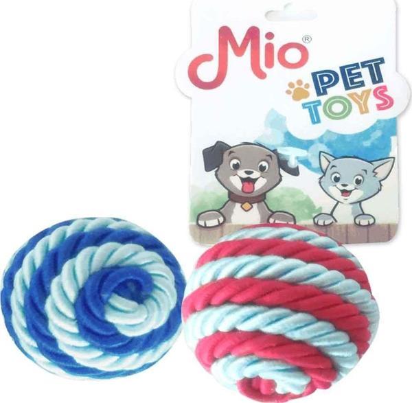 Mio Kedi Oyuncağı Renkli No 3 İp Top 1 AD - Image 1