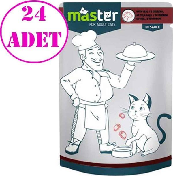 Master Dana Etli Kedi Konservesi 80 Gr 24 AD - Image 1