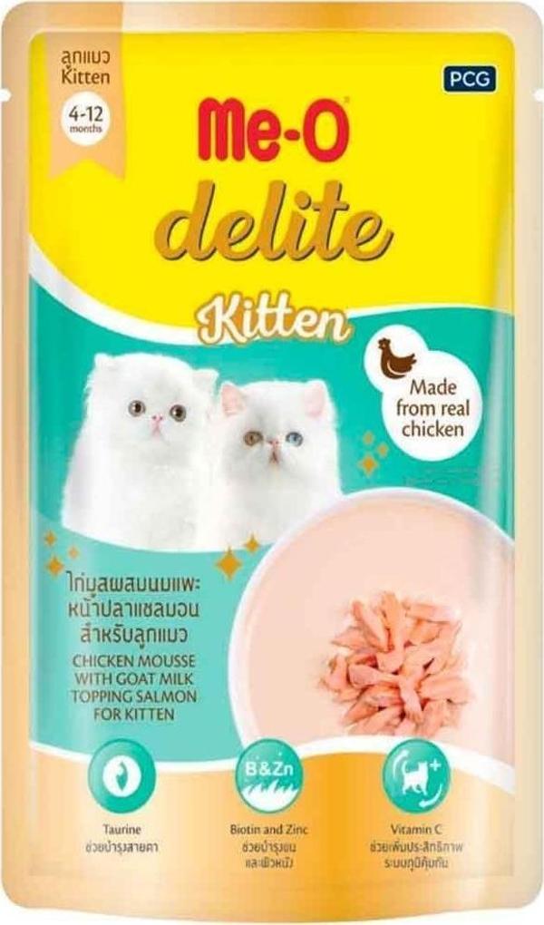 Me-O Delite Pouch Kitten Tavuklu Yavru Kedi Konservesi 70 Gr - Image 1