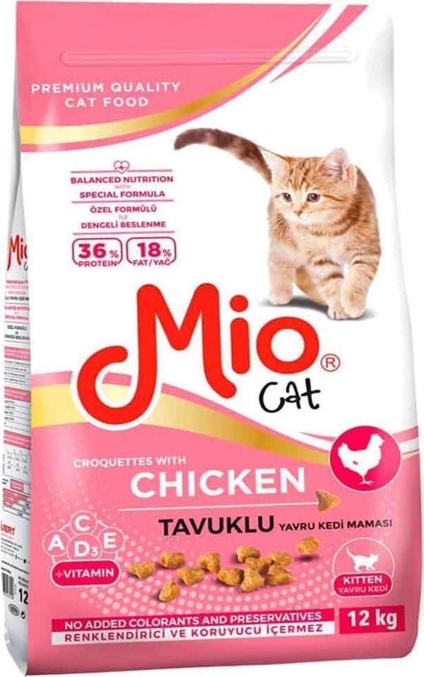 Mio Yavru Kedi Maması Tavuklu 12 Kg - Image 1