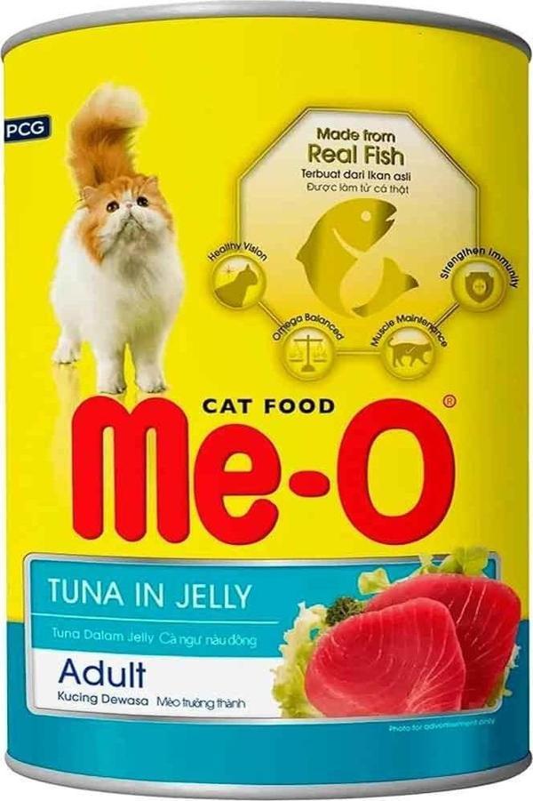 Me-O Kedi Konservesi Jöle İçinde Ton Balıklı 400 Gr - Image 1