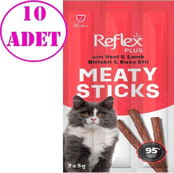 Reflex Biftekli Kuzulu Kedi Ödül Çubuğu 5 Gr 3 Lü 10 AD - Image 1