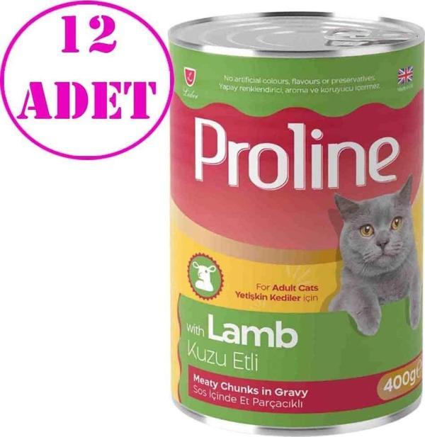 Proline Kedi Konserve Maması Kuzu Etli 400 Gr 12 AD - Image 1