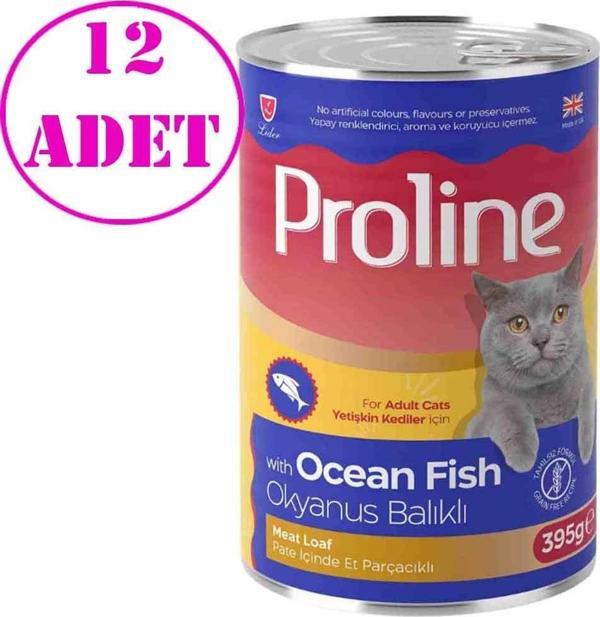 Proline Kedi Konserve Maması Pate Okyanus Balıklı 395 Gr 12 AD - Image 1