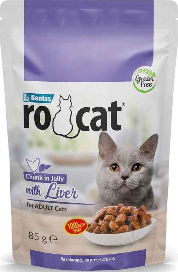 Ro Cat Ciğerli Kedi Yaş Maması 85 Gr - Image 1