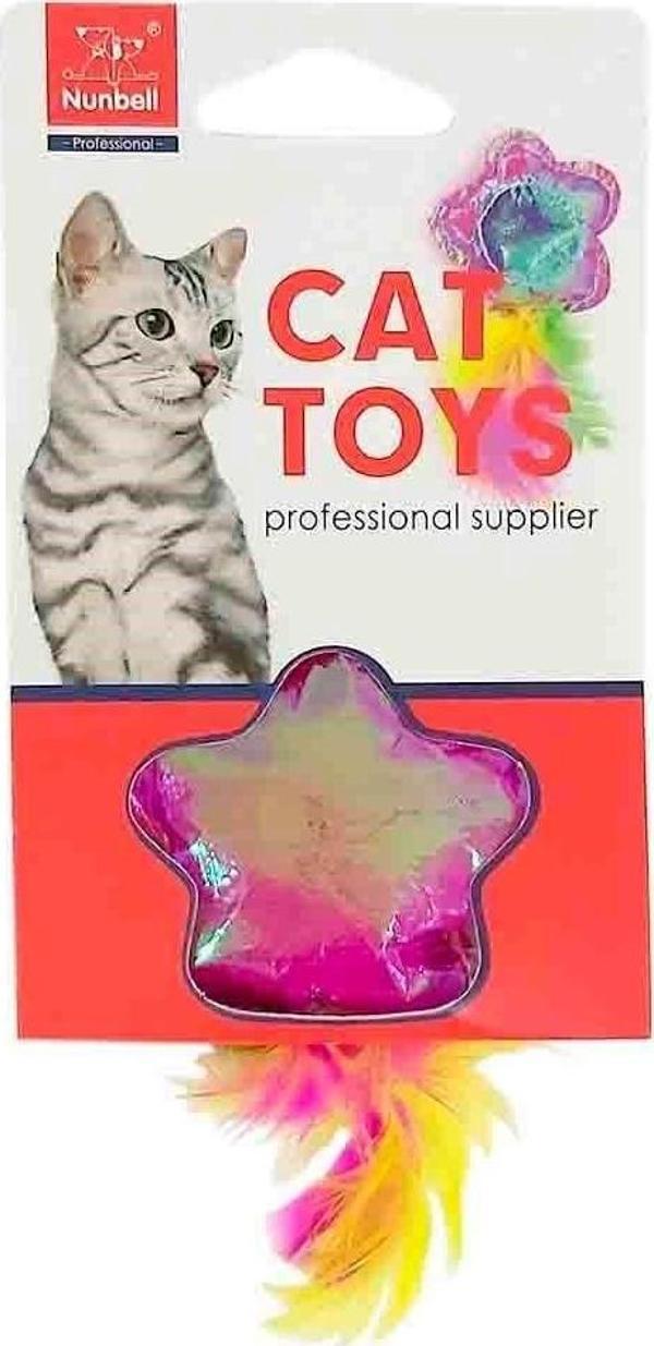 Nunbell Kedi Oyuncağı Tüylü Yıldız - Image 1