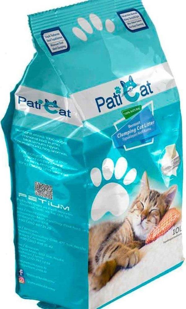 PatiCat Kedi Kumu Marsilya Sabun Kokulu Doğal Kalın Taneli 10 Lt - Image 1