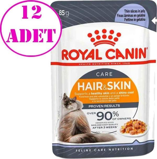 Royal Canin Intense Beauty Jelly 85 gr 12 ADET - Image 1