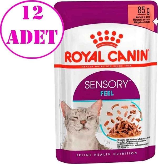 Royal Canin Sensory Feel Etli ve Balıklı Soslu Kedi Konservesi 85 Gr 12 AD - Image 1