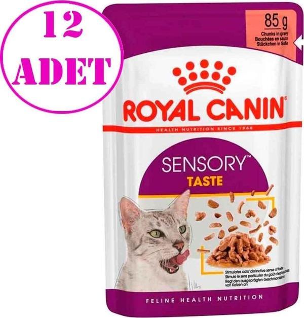 Royal Canin Sensory Taste Etli Soslu Kedi Konservesi 85 Gr 12 AD - Image 1