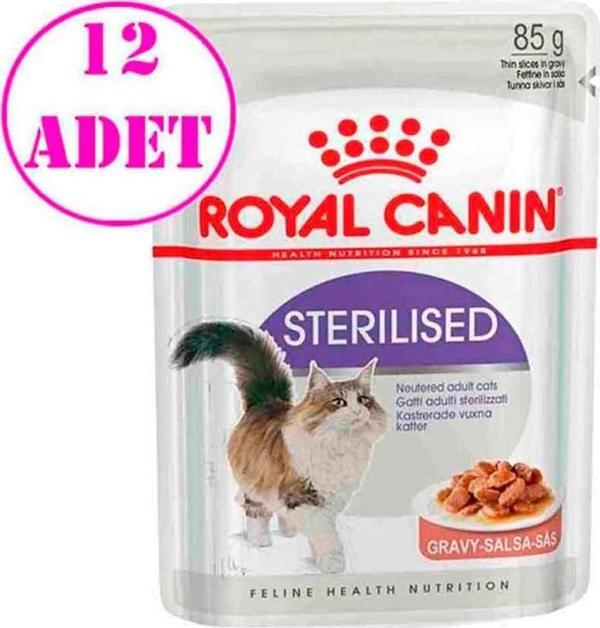 Royal Canin Sterilised gravy Yaş Kedi Maması 85 Gr 12 Adet - Image 1
