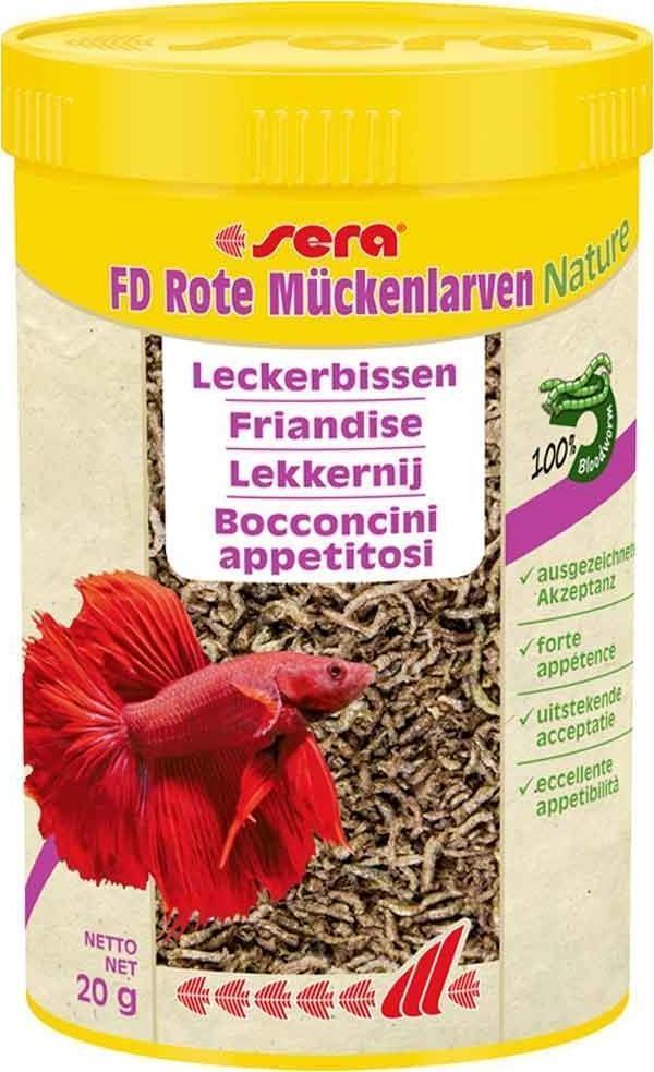 Sera FD Bloodworms (kan kurdu) Nature 250 ML - Image 1