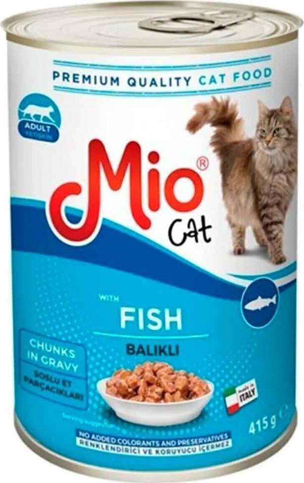 Mio Balıklı Yetişkin Kedi Konservesi 415 Gr - Image 1