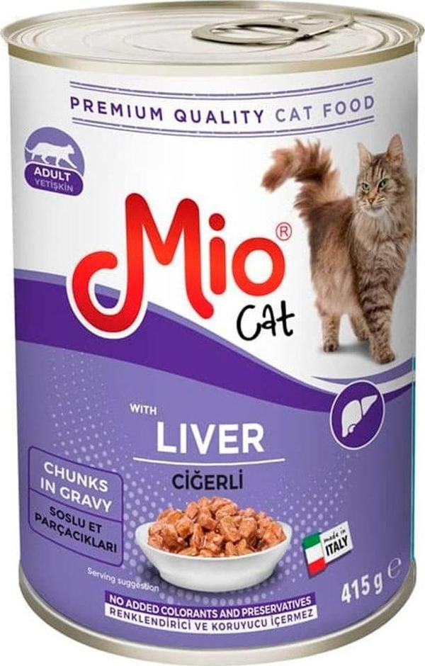 Mio Ciğerli Yetişkin Kedi Konservesi 415 gr - Image 1