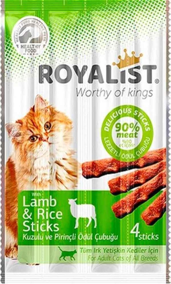 Royalist Kuzu Etli Sticks Kedi Ödülü 4'lü 20 gr - Image 1