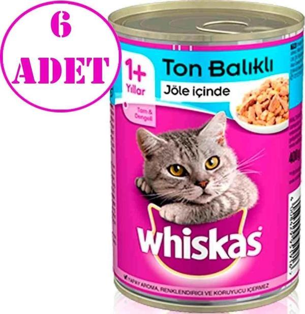 Whiskas Ton Balıklı Kedi Konservesi 400 Gr 6 AD - Image 1