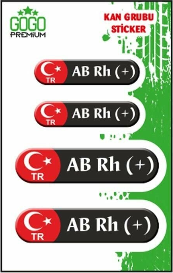 Gogo Kan Grubu Siyah Dörtlü Damla Etiket Iıı Ab Rh(+) - Image 1