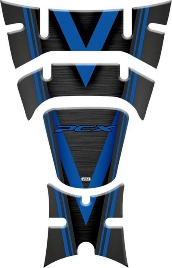 Gogo Tank Pad 016 Pcx 125-150 2018-2020 Siyah-mavi - Image 1