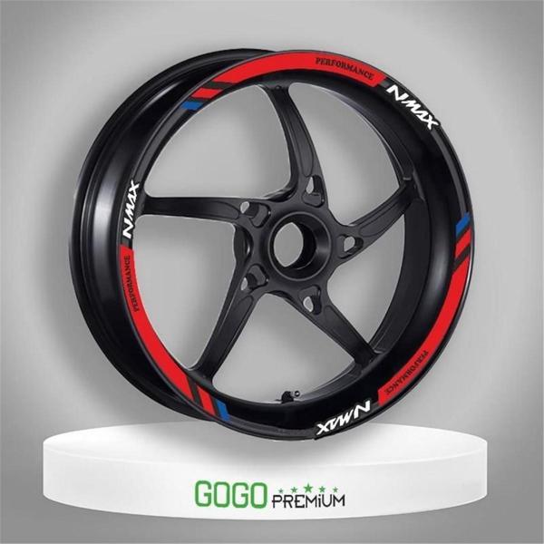 Gogo Jant Şeridi Kırmızı Yamaha Nmax - Image 1