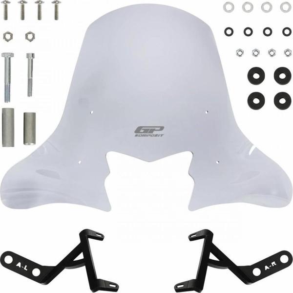 Gp Kompozit Siperlik Tur Camı Şeffaf 58 Cm Honda Actıva 125 2023-2024 - Image 1