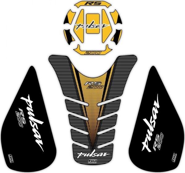 Gp Kompozit Tank Pad Seti Sarı Bajaj Pulsar Rs 200 2015-2020 - Image 1