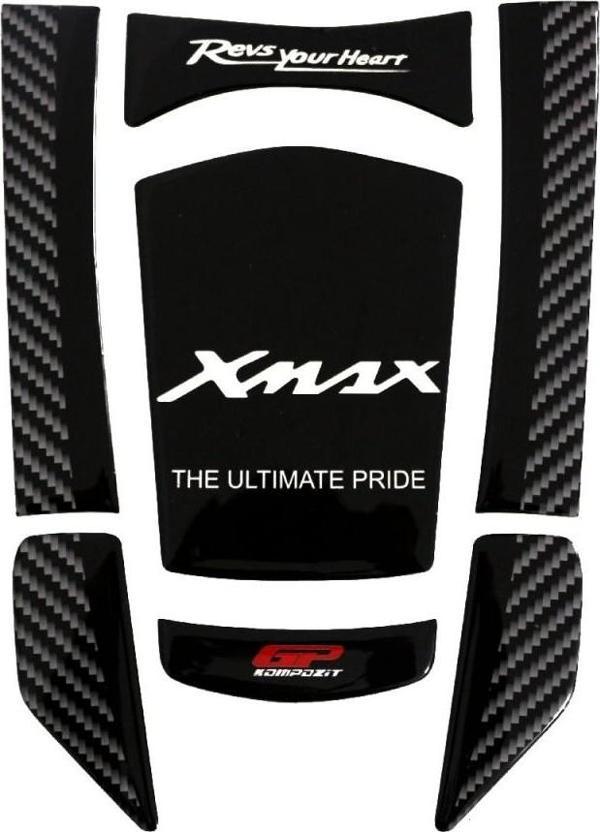 Gp Kompozit Tank Pad X-max 250 2018-2022 Karbon Desen - Image 1