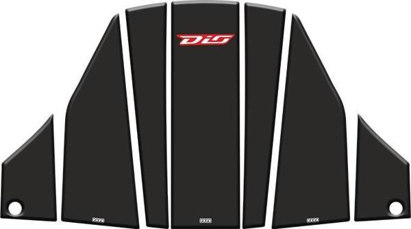 Gogo Tank Pad Seti 004 7 Parça Siyah-kırmızı Honda Dıo 110 - Image 1