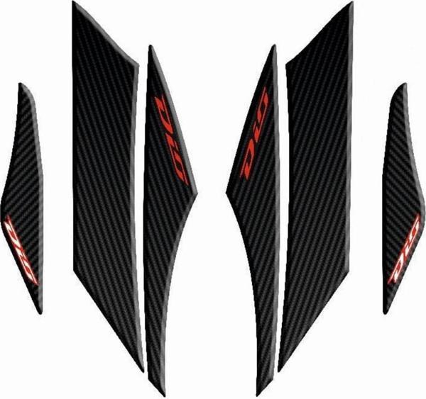 Gogo Yan Pad 003 Siyah-kırmızı Karbon Desenli Honda Dıo 110 - Image 1