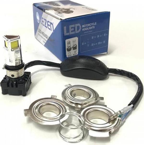Motospartan Lezen Far Ampulü Led M02d-3ledli H4 - Image 1