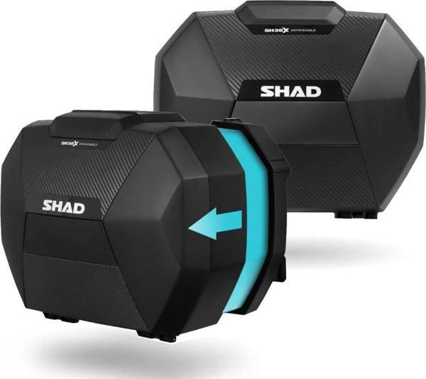 Shad Sh38x Yan Çanta Seti Expandable Genişleyebilir Carbon - Image 1