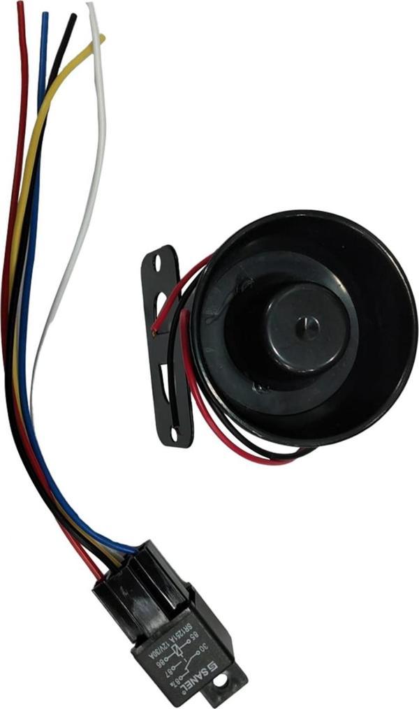 Turuncu Takip Buzzer Siren 12v 20w 6 Sesli 4.8cm - Image 1
