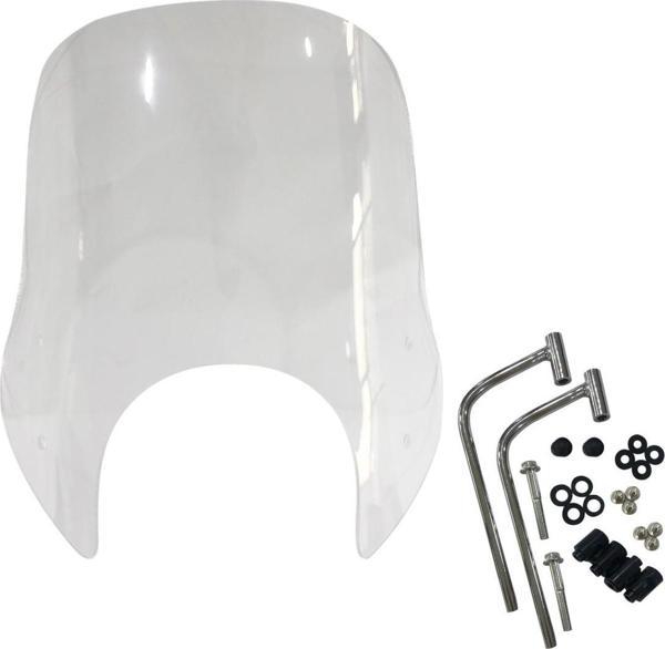 Rmg Siperlik Camı Ve Bağlantı Elemanları Sym Fıddle Iı 125 34cm X 37cm X 3mm Motogusto Dıva 50cc Aro - Image 1