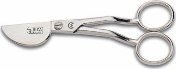 Rıza M-213 Dokumacı Ponpon Makası No: 6 inç / 15,24 cm - Nikel Kaplama - Image 1