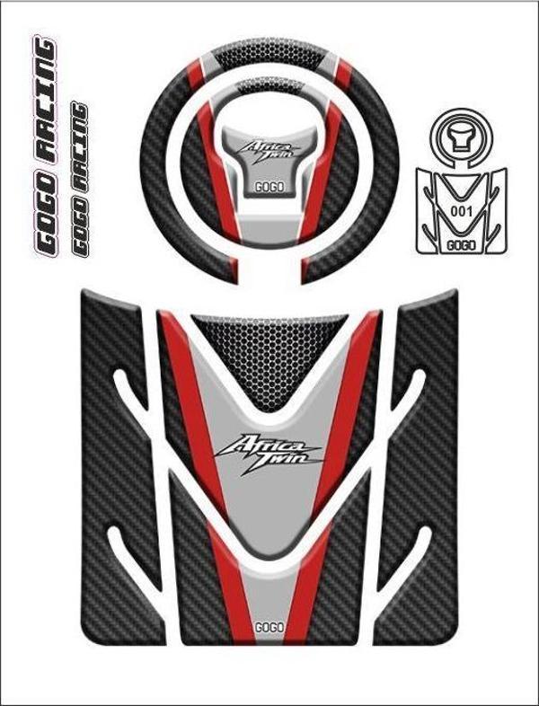 Honda Africa Twin 2016 - 2024Uyumlu Tank Pad 001 - Image 1